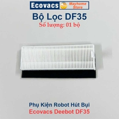 Phụ kiện Robot Hút Bụi Lau Nhà Ecovacs Deebot DF35 | DF43 | DF45, khăn lau, bộ lọc, chổi cạnh, chổi lăn chính ///