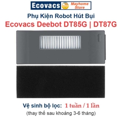 Phụ kiện Robot Hút Bụi Lau Nhà Ecovacs Deebot DT85G, DT87G, DT83, chổi lăn, chổi cạnh, bộ lọc, khăn lau///