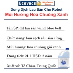 Dung Dịch Lau Sàn, Nước Lau Sàn Cao Cấp Cho Robot Hút Bụi Lau Nhà Mùi Hương Wild Bluebell Tự Nhiên