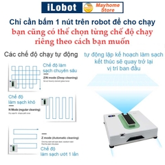 Robot Lau Kính Tự Động Phun Nước Siêu Âm iLobot HCR 21 Lau Kính Có Khung & Không Có Khung, Siêu Mỏng 68 mm Kết Nối App