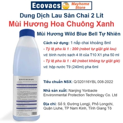 Dung Dịch Lau Sàn, Nước Lau Sàn Cao Cấp Cho Robot Hút Bụi Lau Nhà Mùi Hương Wild Bluebell Tự Nhiên