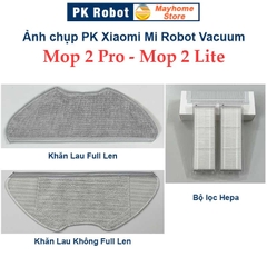 Phụ kiện Robot Xiaomi Mi Robot Vacuum Mop2 Lite, Mop2 Pro, chổi lăn, chổi ven, bộ lọc hepa, khăn lau, tools vệ sinh///