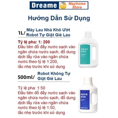 Nước Lau Sàn Chuyên Dụng Cho Máy Lau Nhà Khô Ướt Dreame, Tineco, HDX700 & Robot Hút Bụi Lau Nhà (Nội địa Trung)