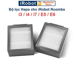 Phụ kiện Robot Hút Bụi iRobot Roomba i3, i4, i7, E5, E6. Đôi chổi lăn, bộ lọc hepa, chổi cạnh, túi đựng bụi robot Roomba