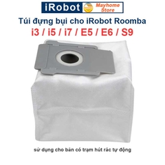 Phụ kiện Robot Hút Bụi iRobot Roomba i3, i4, i7, E5, E6. Đôi chổi lăn, bộ lọc hepa, chổi cạnh, túi đựng bụi robot Roomba
