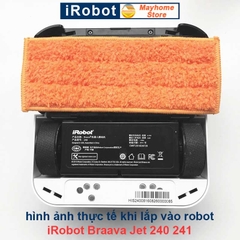 Khăn Lau Robot Lau Nhà iRobot Braava Jet 240, 241. Khăn Lau Khô, Khăn Lau Ướt, Khăn Lau Ẩm iRobot Braava Jet 240, 241///