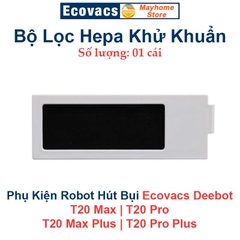 Phụ Kiện Robot Hút Bụi Ecovacs Deebot T20 Max & Plus, T20 Pro & Plus. Chổi Lăn, Chổi Cạnh, Bộ Lọc, Giẻ Lau, Túi Bụi ///
