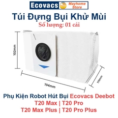 Phụ Kiện Robot Hút Bụi Ecovacs Deebot T20 Max & Plus, T20 Pro & Plus. Chổi Lăn, Chổi Cạnh, Bộ Lọc, Giẻ Lau, Túi Bụi ///