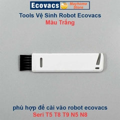 Dụng Cụ Vệ Sinh Robot Ecovacs Deebot Seri T5, N5, N8, T8, T9, Tools Vệ Sinh Màu Trắng
