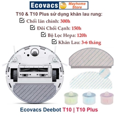 Phụ kiện Robot Ecovacs Deebot T10, T10 Plus, T10 Turbo, T10 Omni, Phụ Kiện Robot Hút Bụi Lau Nhà Ecovacs Deebot