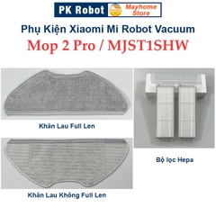 Phụ kiện Robot Xiaomi Mi Robot Vacuum Mop 2 Pro Đen & Trắng, Các Model: MJST1SHW, BHR5204EU & BHR5044EU///