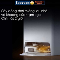 Robot hút bụi lau nhà Ecovacs Deebot T10 Omni, Hàng Trưng Bày Chưa Qua Sử Dụng, Tặng ID Ứng Dụng Ecovacs Home.