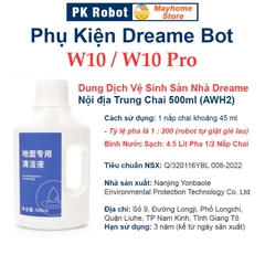 Phụ kiện Robot Xiaomi Dreame W10 & W10 Pro, Chổi lăn chính, chổi cạnh, bộ lọc hepa, giẻ lau, đế gắn khăn rời///