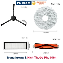 Phụ kiện Dreame Bot X10, X10 Pro, X10 Ultra, Chổi Lăn, Chổi Cạnh, Bộ Lọc, Khăn Lau, Túi Đựng Bụi ///