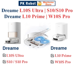 Phụ kiện Dreame L10S Ultra, S10/S10 Pro, L10 Prime, W10S Pro, Chổi lăn, Chổi cạnh, Bộ lọc, Giẻ Lau, Túi bụi///