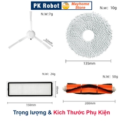Phụ kiện Dreame L10S Ultra, S10/S10 Pro, L10 Prime, W10S Pro, Chổi lăn, Chổi cạnh, Bộ lọc, Giẻ Lau, Túi bụi///