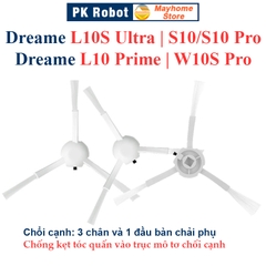 Phụ kiện Dreame L10S Ultra, S10/S10 Pro, L10 Prime, W10S Pro, Chổi lăn, Chổi cạnh, Bộ lọc, Giẻ Lau, Túi bụi///