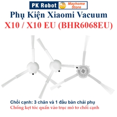 Phụ kiện Xiaomi Vacuum X10, Vacuum X10 EU (BHR6068EU), Chổi lăn, Chổi cạnh, Bộ lọc, Giẻ Lau, Túi đựng bụi///