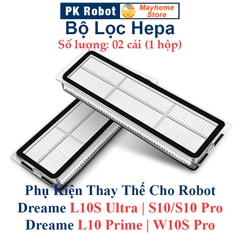 Phụ kiện Dreame L10S Ultra, S10/S10 Pro, L10 Prime, W10S Pro, Chổi lăn, Chổi cạnh, Bộ lọc, Giẻ Lau, Túi bụi///