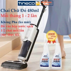 Nước Lau Sàn Tineco Chai 480ml Nội Địa Trung, Dung Dịch Lau Sàn Chuyên Dụng Dành Cho Máy Lau Nhà Tineco.
