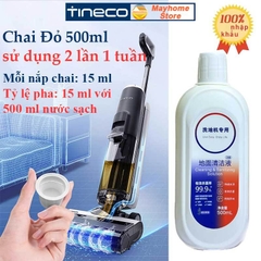 Nước Lau Sàn Tineco Chai 500ml Nội Địa Trung, Dung Dịch Lau Sàn Chuyên Dụng Dành Cho Máy Lau Nhà Tineco.