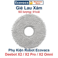 Phụ Kiện Robot Ecovacs Deebot X2 / X2Pro / X2 Omni, Chổi Cạnh, Bộ Lọc Kháng Khuẩn, Túi Bụi Kháng Khuẩn & Giẻ Lau///