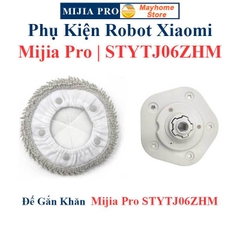 Phụ kiện Robot Xiaomi Mijia Pro STYTJ06ZHM, Chổi Lăn, Chổi Cạnh, Bộ Lọc, Giẻ Lau, Đế Gắn Khăn ///