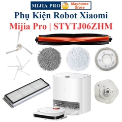 Phụ kiện Robot Xiaomi Mijia Pro STYTJ06ZHM, Chổi Lăn, Chổi Cạnh, Bộ Lọc, Giẻ Lau, Đế Gắn Khăn ///