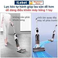Máy Lau Sàn Hút Bụi Khô & Ướt iLobot GT804 Tự Giặt Giẻ, Phun Nước Tự Động, Không Dây, Siêu Nhẹ Tiện Lợi Cho Gia Đình