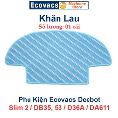 Phụ Kiện Robot Ecovacs Deebot Slim2, DB35, DB53, D36A, DA611, Chổi Cạnh, Bộ lọc, Khăn Lau