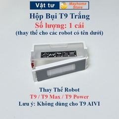 Hộp bụi, Hộp nước và khay lau cho robot hút bụi lau nhà Ecovacs Deebot Seri T5 T8 T9 N5 N8 N10 OzmoT8 Ozmo920 Ozmo950