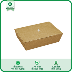 Hộp giấy Kraft nắp vuông