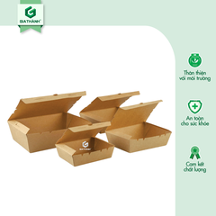 Hộp giấy Kraft nắp vuông