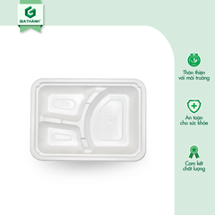 Hộp giấy 3 ngăn Fest Bio 1000ml (Nắp PET)