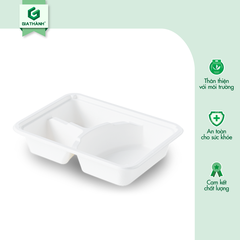 Hộp giấy 3 ngăn Fest Bio 1000ml (Nắp PET)