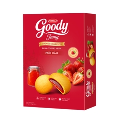 Bánh Goody Jamy Hộp Giấy Cam - Dâu - Nho - Xoài 240g