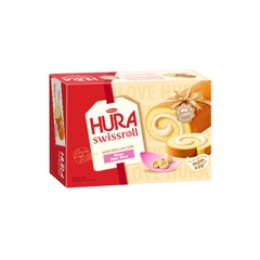 Bánh Bông Lan Cuộn Kem HURA Swissroll Kem Hạt Dẻ - Hạt Sen