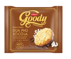 Bánh Cookies Goody Pemium dừa phủ socola HG size L 282g
