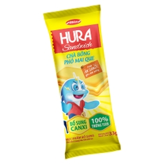 Bánh Hura Sandwich Chà Bông Phô Mai Que HG 198g