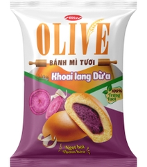Bánh mì tươi Olive hương khoai lang dừa