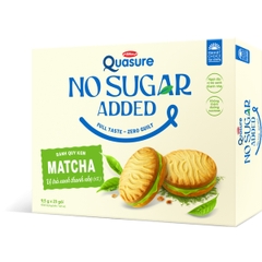 Bánh Quy Dinh Dưỡng Quasure No Sugar Added - Kem Matcha