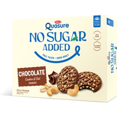 Bánh Quy Dinh Dưỡng Quasure No Sugar Added - Socola, Hạt & Yến mạch