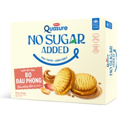 Bánh Quy Dinh Dưỡng Quasure No Sugar Added - Bơ Đậu Phộng