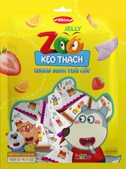 Kẹo Thạch Zoo Soda Trái Cây Bibica 400g