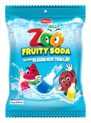 Kẹo dẻo Zoo Soda kem trái cây túi 24g