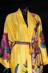 Áo choàng kimono Liên Hoa