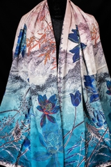 Khăn choàng lụa cao cấp 4D