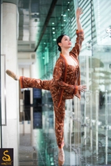 Pijama lụa hoạ tiết Logo Luxurysilk
