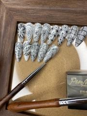 Cọ nét cán gỗ 15mm LCNail (5/10/30/50 pcs/case)