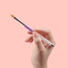 Cọ ombre đầu dẹt cán đá (5/10/30/50 pcs/case)